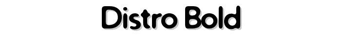 Distro Bold font
